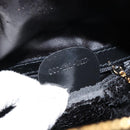 GUCCI Bamboo Body Bag Enamel Black Gold 007 2113 0127 Auth ep11592-12