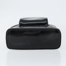 GUCCI Bamboo Body Bag Enamel Black Gold 007 2113 0127 Auth ep11592-5