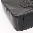GUCCI Soho Shoulder Bag Enamel Black Auth ep11593-10