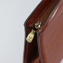 LOUIS VUITTON Epi Trousse Crete Pouch Brown M48403 LV Auth ep11597-9