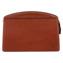 LOUIS VUITTON Epi Trousse Crete Pouch Brown M48403 LV Auth ep11597-13