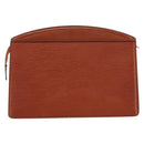 LOUIS VUITTON Epi Trousse Crete Pouch Brown M48403 LV Auth ep11597-2