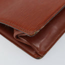 LOUIS VUITTON Epi Trousse Crete Pouch Brown M48403 LV Auth ep11597-14