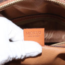 CELINE Macadam Canvas Hand Bag PVC Leather Brown Gold Auth ep11600-12