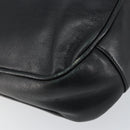 GUCCI Bamboo Hand Bag Leather Black Gold 001 2123 1638 Auth ep11605-15