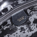GUCCI Bamboo Hand Bag Leather Black Gold 001 2123 1638 Auth ep11605-9