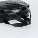 GUCCI Soho Hand Bag Enamel Black Silver 000 2058 0505 5 Auth ep11607-10