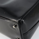 GUCCI Soho Hand Bag Enamel Black Silver 000 2058 0505 5 Auth ep11607-12