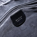 GUCCI Soho Hand Bag Enamel Black Silver 000 2058 0505 5 Auth ep11607-16