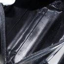 GUCCI Soho Hand Bag Enamel Black Silver 000 2058 0505 5 Auth ep11607-17