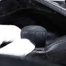 GUCCI Soho Hand Bag Enamel Black Silver 000 2058 0505 5 Auth ep11607-21