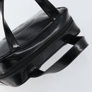 GUCCI Soho Hand Bag Enamel Black Silver 000 2058 0505 5 Auth ep11607-9