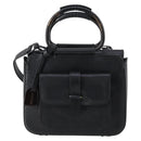 GUCCI Hand Bag Leather 2way Black 000 2058 0308 6 Auth ep11608-2