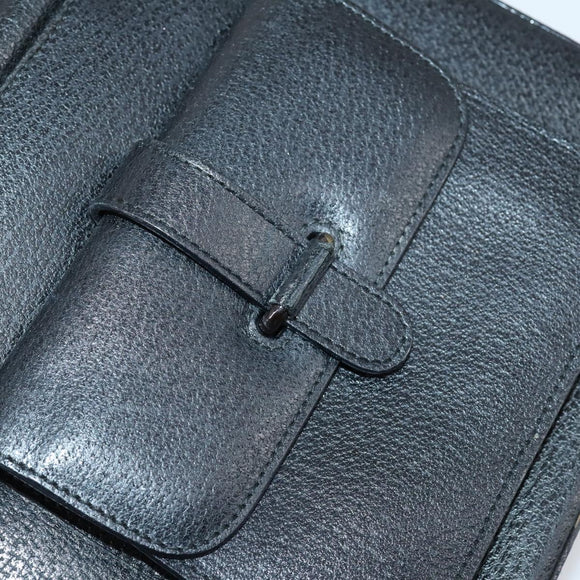 GUCCI Hand Bag Leather 2way Black 000 2058 0308 6 Auth ep11608