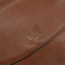 Burberrys Shoulder Bag Leather Gold Brown Auth ep11609-17