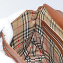 Burberrys Shoulder Bag Leather Gold Brown Auth ep11609-19