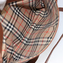 Burberrys Shoulder Bag Leather Gold Brown Auth ep11609-20