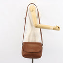 Burberrys Shoulder Bag Leather Gold Brown Auth ep11609-21