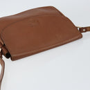 Burberrys Shoulder Bag Leather Gold Brown Auth ep11609-6