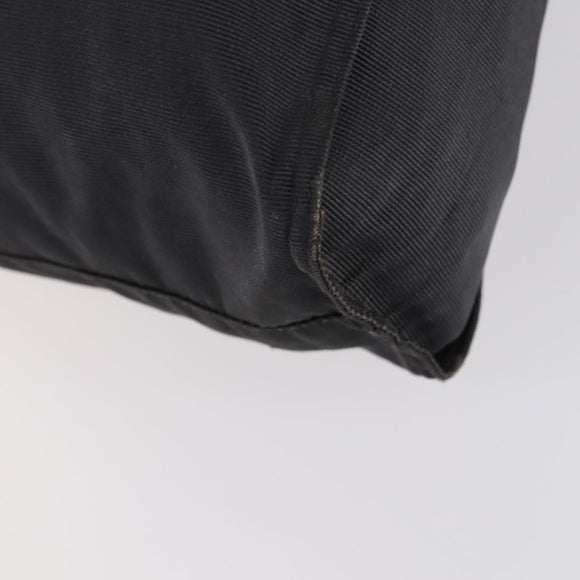 FENDI Tote Bag Nylon Black Silver Auth ep11611