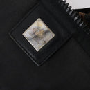 FENDI Tote Bag Nylon Black Silver Auth ep11611-17