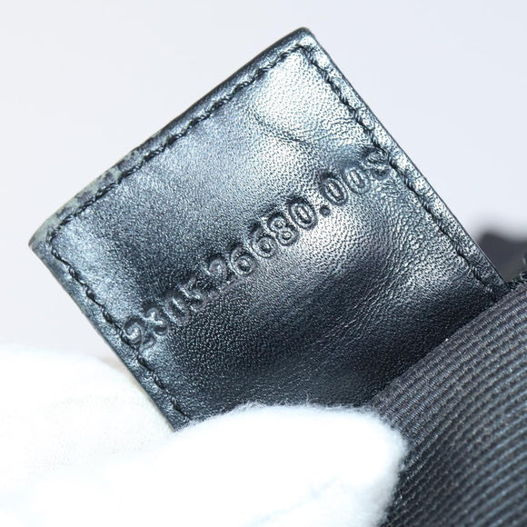 FENDI Tragetasche Nylon Schwarz Silber Original ep11611
