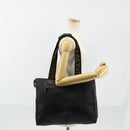 FENDI Tote Bag Nylon Black Silver Auth ep11611-20