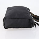 FENDI Tote Bag Nylon Black Silver Auth ep11611-3