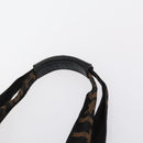 FENDI Tote Bag Nylon Black Silver Auth ep11611-8