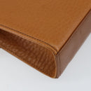 Burberrys Shoulder Bag Leather Gold Brown Auth ep11612-16