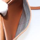 Burberrys Shoulder Bag Leather Gold Brown Auth ep11612-22