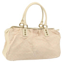 LOUIS VUITTON Monogram Mini Lin Trapeze GM Hand Bag Rose M40064 LV Auth ep11620-1