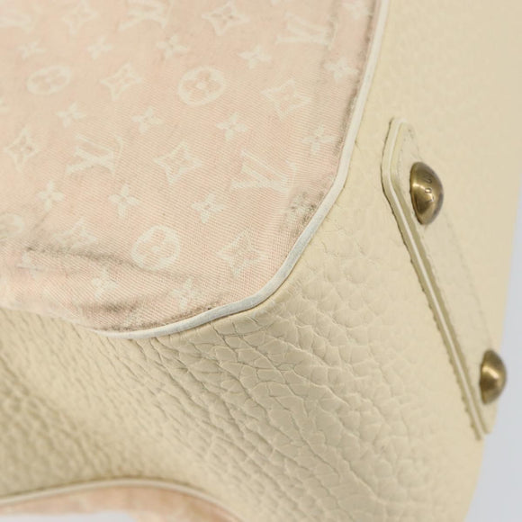 LOUIS VUITTON Monogram Mini Lin Trapeze GM Hand Bag Rose M40064 LV Auth ep11620
