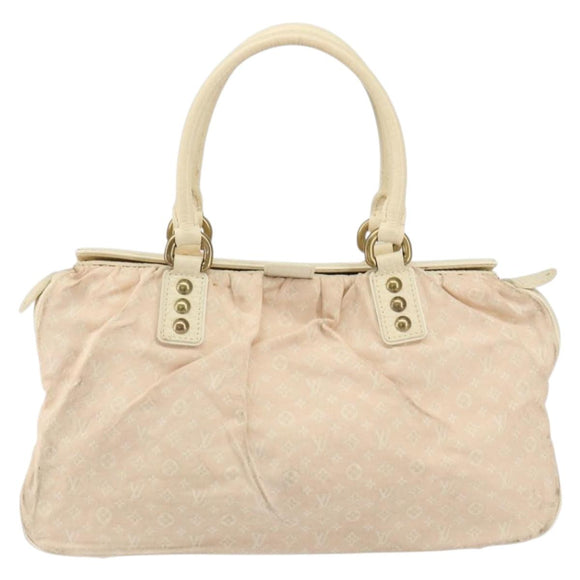 LOUIS VUITTON Monogram Mini Lin Trapeze GM Hand Bag Rose M40064 LV Auth ep11620