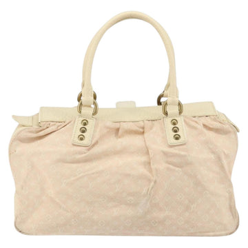 LOUIS VUITTON Monogram Mini Lin Trapeze GM Hand Bag Rose M40064 LV Auth ep11620 - 0