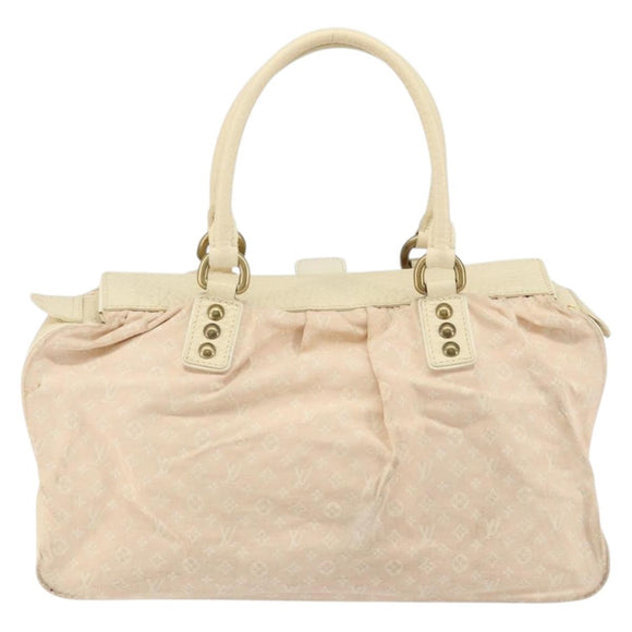 LOUIS VUITTON Monogram Mini Lin Trapeze GM Hand Bag Rose M40064 LV Auth ep11620