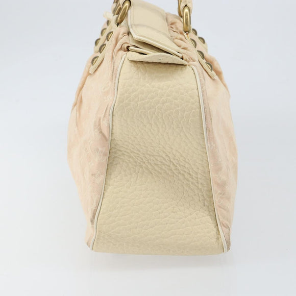 LOUIS VUITTON Monogram Mini Lin Trapeze GM Hand Bag Rose M40064 LV Auth ep11620