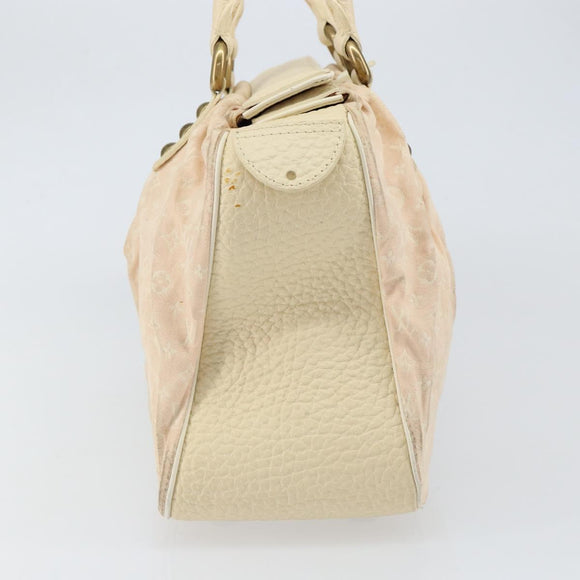 LOUIS VUITTON Monogram Mini Lin Trapeze GM Hand Bag Rose M40064 LV Auth ep11620