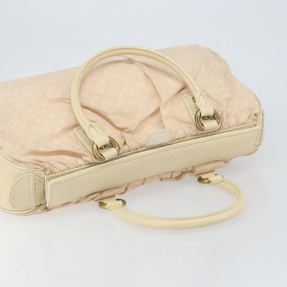 LOUIS VUITTON Monogram Mini Lin Trapeze GM Hand Bag Rose M40064 LV Auth ep11620