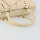 LOUIS VUITTON Monogram Mini Lin Trapeze GM Hand Bag Rose M40064 LV Auth ep11620-7