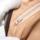 GUCCI GG Plus Supreme Shoulder Bag PVC Beige Gold Auth ep11624-22