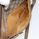 GUCCI GG Plus Supreme Shoulder Bag PVC Beige Gold Auth ep11624-12