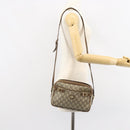 GUCCI GG Plus Supreme Shoulder Bag PVC Beige Gold Auth ep11624-25