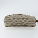 GUCCI GG Plus Supreme Shoulder Bag PVC Beige Gold Auth ep11624-5