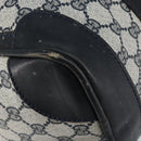 GUCCI GG Supreme Boston Bag PVC Navy Gold Auth ep11627-13