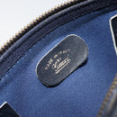 GUCCI GG Supreme Boston Bag PVC Navy Gold Auth ep11627-16