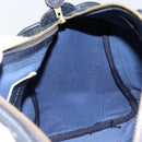 GUCCI GG Supreme Boston Bag PVC Navy Gold Auth ep11627-18