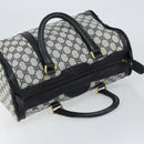GUCCI GG Supreme Boston Bag PVC Navy Gold Auth ep11627-6