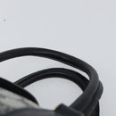 GUCCI GG Supreme Boston Bag PVC Navy Gold Auth ep11627-8