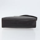 GUCCI Shoulder Bag Leather Brown Silver Auth ep11636-5